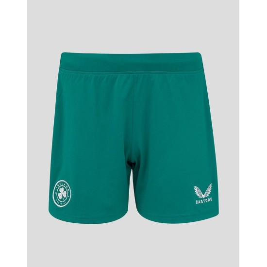 Pantalones Cortos Visitante Equipo Femenino Irlanda Niño 2025 Pantalones Cortos Visitante Equipo Femenino Irlanda Niño 2025