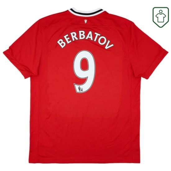 Camiseta retro local hombre Manchester United 2011/12 Berbatov #9