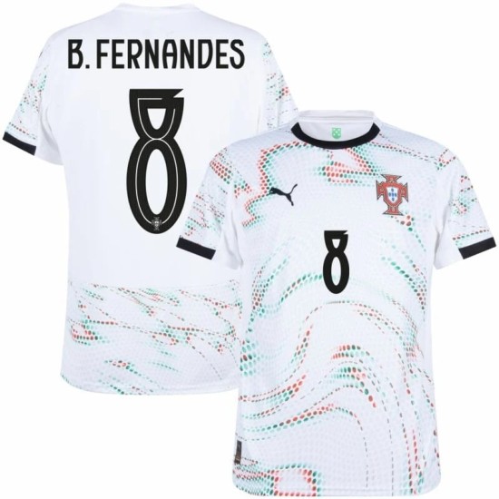 Camiseta de visitante B.FERNANDES Portugal 2025/26 para mujeres Camiseta de visitante B.FERNANDES Portugal 2025/26 para mujeres