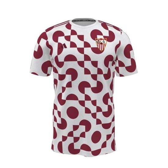 Mujer Sevilla FC 2025/26 Tercera Camiseta de prepartido - Roja