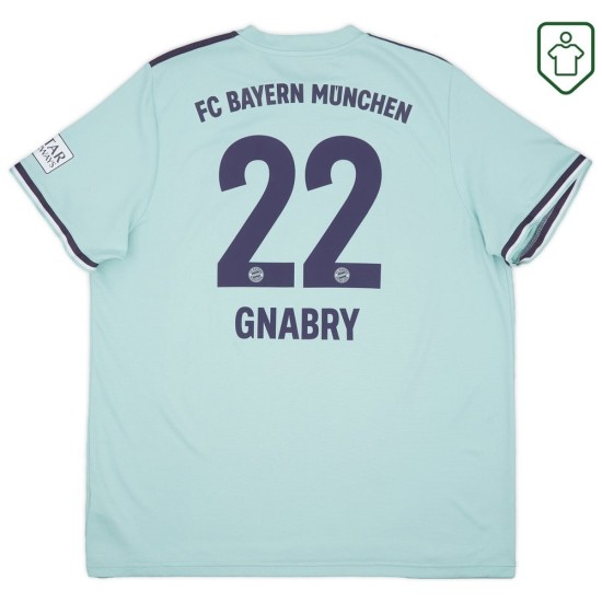 Camiseta retro Bayern Múnich 2018/19 visitante para hombre Gnabry #22 Camiseta retro Bayern Múnich 2018/19 visitante para hombre Gnabry #22