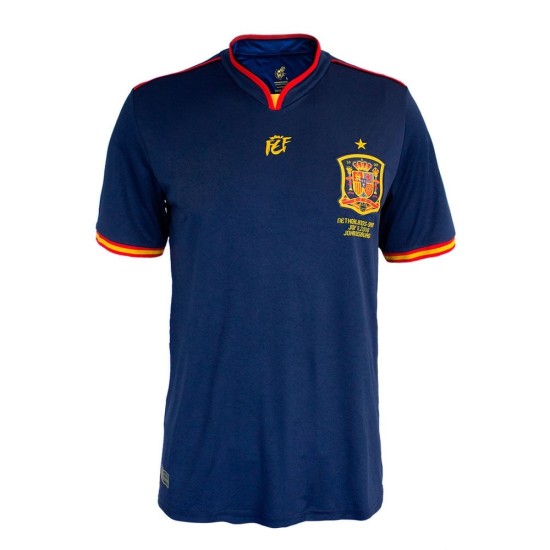 Camiseta Retro España 2010 Copa del Mundo Conmemorativa Niño