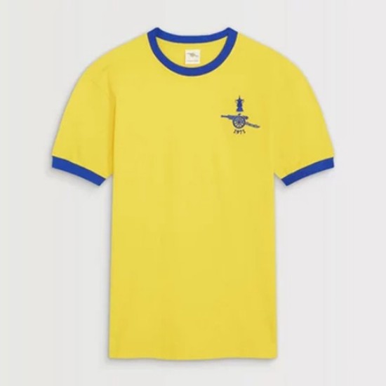 Camiseta Retro de Visitante FA Cup 1971 Arsenal Infantil Camiseta Retro de Visitante FA Cup 1971 Arsenal Infantil