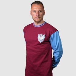 Camiseta Retro Manga Larga FA Cup West Ham United 1964 Hombre