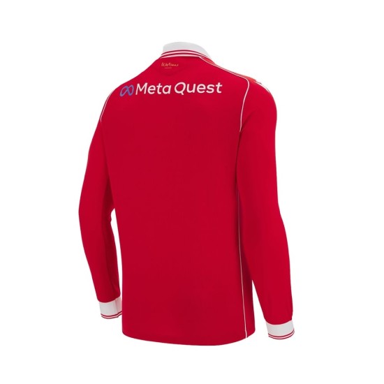 Camiseta de Manga Larga Edición Limitada Leyendas Wrexham AFC 2025/26 para Hombre Camiseta de Manga Larga Edición Limitada Leyendas Wrexham AFC 2025/26 para Hombre