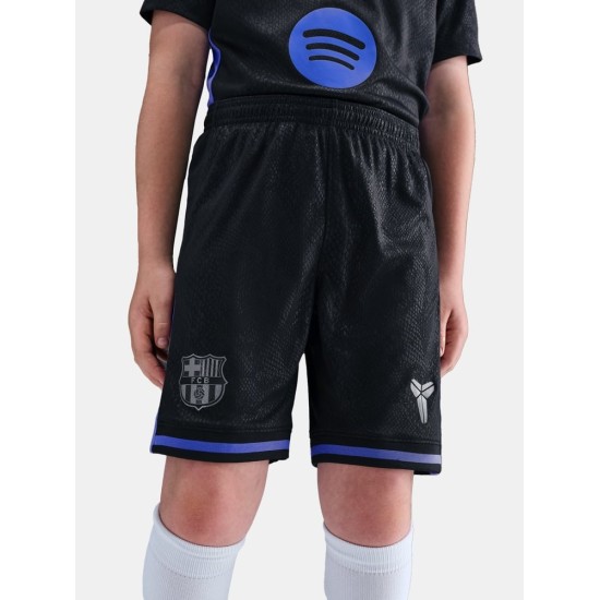 Niño FC Barcelona 2025/26 Pantalones cortos de visitante Niño FC Barcelona 2025/26 Pantalones cortos de visitante