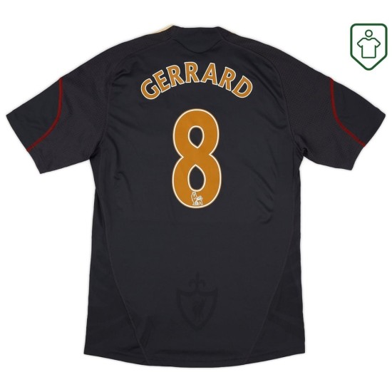 Camiseta retro visitante hombre Liverpool 2009/10 Gerrard #8 Camiseta retro visitante hombre Liverpool 2009/10 Gerrard #8