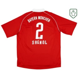 Camiseta retro Bayern Múnich 2005/06 local para hombre Sagnol #2