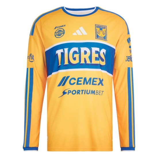 Camiseta de manga larga de local Tigres UANL 2026/27 para niño Camiseta de manga larga de local Tigres UANL 2026/27 para niño