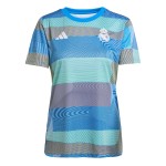 Camiseta de calentamiento tercera del Real Madrid 2025/26 para mujer Camiseta de calentamiento tercera del Real Madrid 2025/26 para mujer