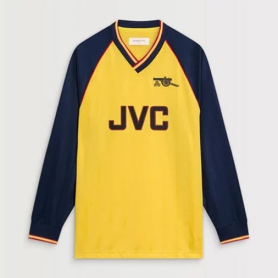 Camiseta Retro de Visitante de Manga Larga Arsenal 1988/89 para Hombre Camiseta Retro de Visitante de Manga Larga Arsenal 1988/89 para Hombre