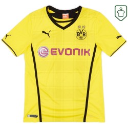 Camiseta retro BVB Borussia Dortmund 2013/14 local para hombre
