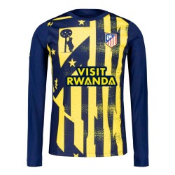 Camiseta de calentamiento tercera de manga larga para niño del Atlético de Madrid 2025/26