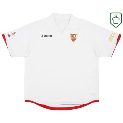 Hombre Camiseta retro final de copa Sevilla FC 2007