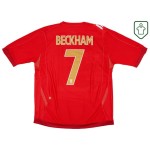 Camiseta retro visitante Inglaterra 2006/08 para hombre Beckham #7 Camiseta retro visitante Inglaterra 2006/08 para hombre Beckham #7