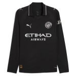 Camiseta de Visitante de Manga Larga Hombre Manchester City 2025/26 Camiseta de Visitante de Manga Larga Hombre Manchester City 2025/26