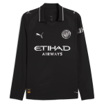Camiseta de Visitante de Manga Larga Niño Manchester City 2025/26 Camiseta de Visitante de Manga Larga Niño Manchester City 2025/26