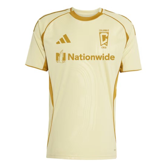 Camiseta Previa al Partido Tercera 2025 del Columbus Crew para Hombre - Amarilla