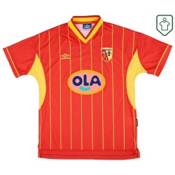Hombre Camiseta retro local RC Lens 1999/00