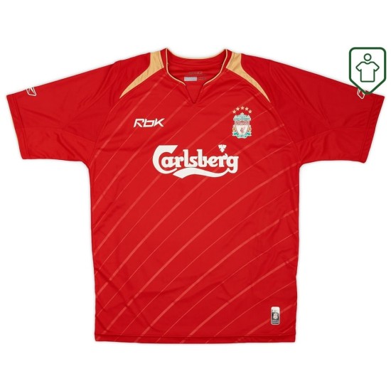 Camiseta retro local Champions League hombre Liverpool 2005/06 Camiseta retro local Champions League hombre Liverpool 2005/06