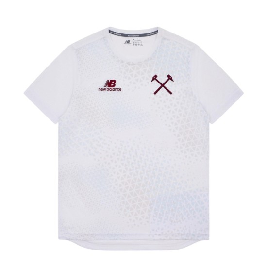 Camiseta de entrenamiento previa al partido de la 3.ª equipación del West Ham United 2026/27 - Blanca para niño