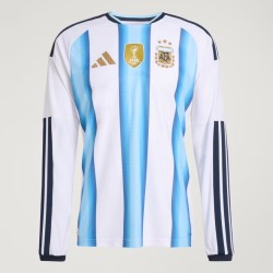 Camiseta oficial de local Argentina 2026 de manga larga para niño