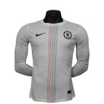 Hombre Chelsea 2025/26 Camiseta de Visitante Manga Larga Hombre Chelsea 2025/26 Camiseta de Visitante Manga Larga