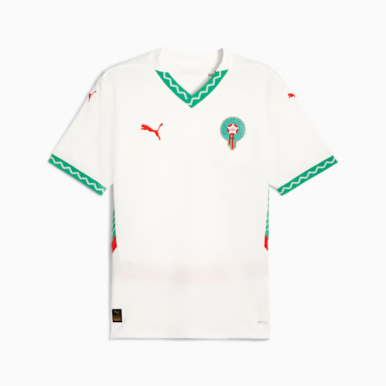 Camiseta de visitante Marruecos 2025 hombre