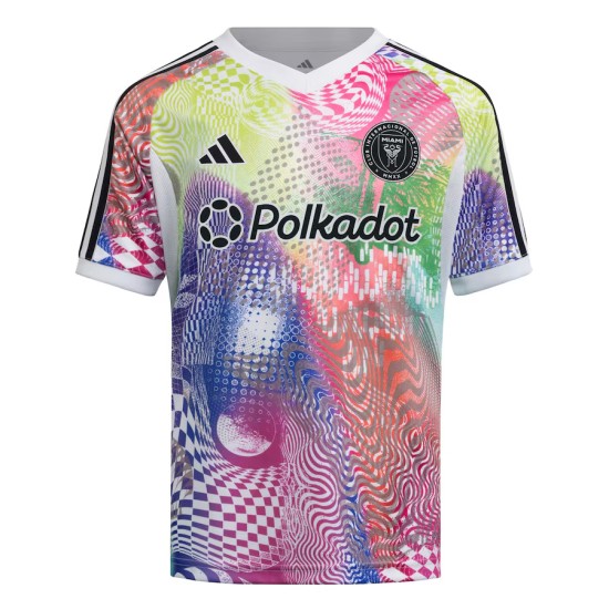 Camiseta Previa al Partido Tercera Mujer Inter Miami CF 2025 - Blanca