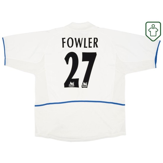 Camiseta retro local hombre Leeds United 2002/03 Fowler #27 Camiseta retro local hombre Leeds United 2002/03 Fowler #27