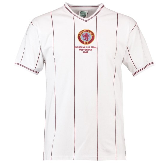 Camiseta Retro Final Copa Europea Aston Villa 1982 Hombre Camiseta Retro Final Copa Europea Aston Villa 1982 Hombre