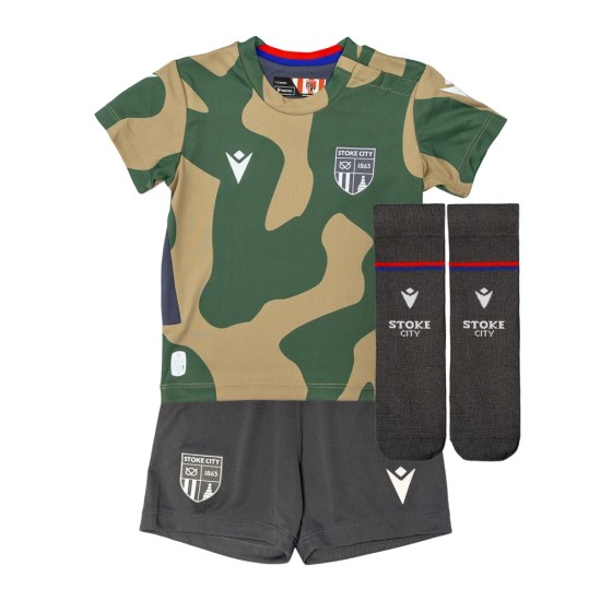 Conjunto de la 2.ª equipación del Stoke City 2026/27 para niño Conjunto de la 2.ª equipación del Stoke City 2026/27 para niño