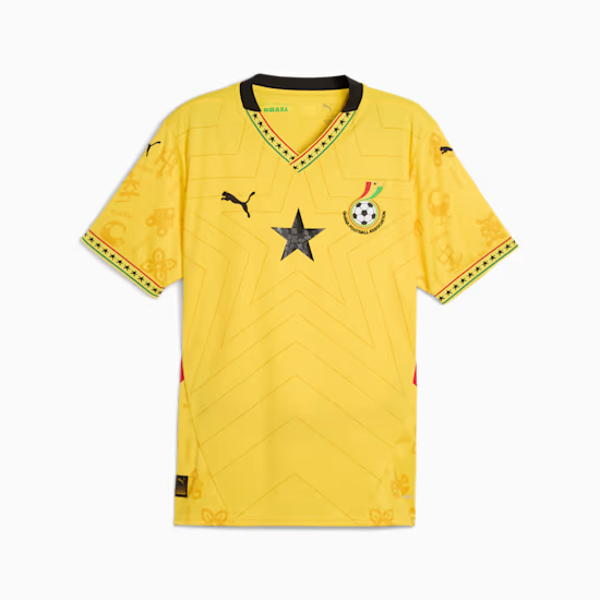 Camiseta visitante Ghana 2025 mujer Camiseta visitante Ghana 2025 mujer