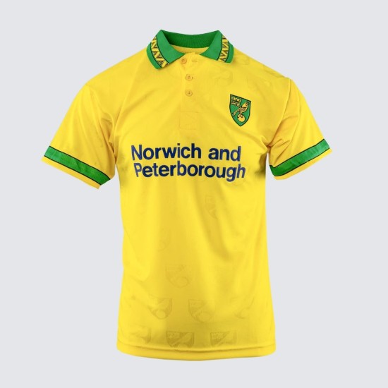 Camiseta retro de local del Norwich City para niños 1994/96 Camiseta retro de local del Norwich City para niños 1994/96
