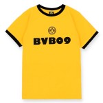Camiseta retro de los 70 del BVB Borussia Dortmund para niño