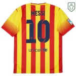Hombre Camiseta retro visitante FC Barcelona 2013/15 Messi #10