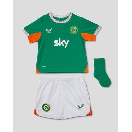 Conjunto Local Equipo Femenino Irlanda Niño 2025 Conjunto Local Equipo Femenino Irlanda Niño 2025