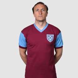 Camiseta Retro Bobby Moore Primera West Ham United 1958 #6 Hombre