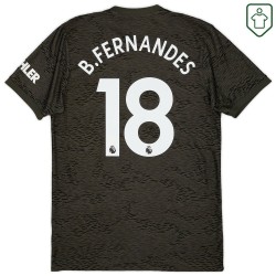 Camiseta retro visitante hombre Manchester United 2020/21 B. Fernandes #18