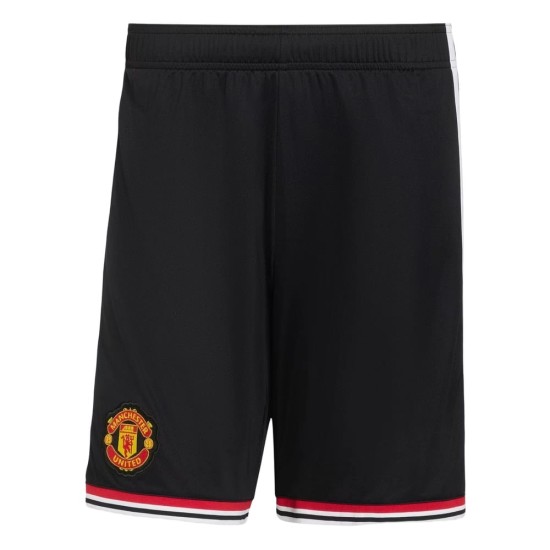 Pantalones Cortos Locales Infantiles Manchester United 2026/27 - Negro Pantalones Cortos Locales Infantiles Manchester United 2026/27 - Negro