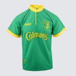 Camiseta retro de visitante del Norwich City para hombre 1997/99