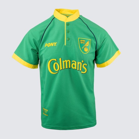 Camiseta retro de visitante del Norwich City para hombre 1997/99