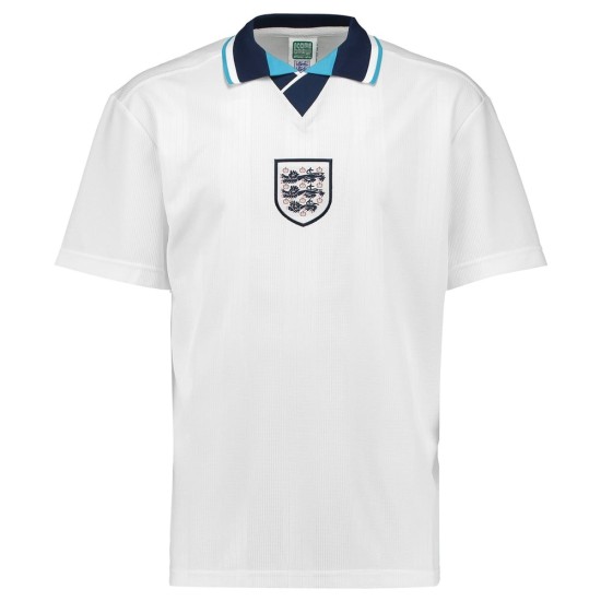 Camiseta retro Inglaterra Eurocopa 1996 hombre Camiseta retro Inglaterra Eurocopa 1996 hombre