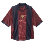 Camiseta Mujer FC Barcelona X TRAVIS SCOTT Retro 2000/01 Home Esqueleto