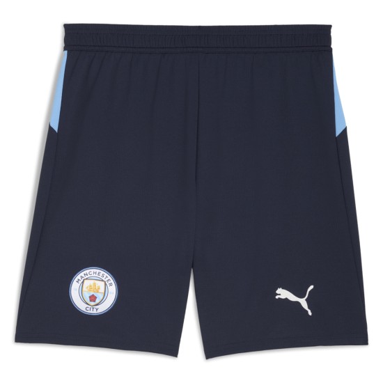 Pantalones Cortos Locales Negros Manchester City 2025/26 Mujer Pantalones Cortos Locales Negros Manchester City 2025/26 Mujer