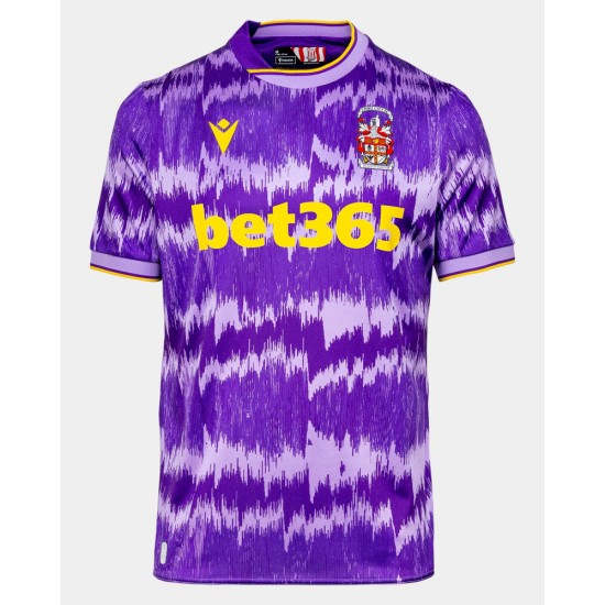 Camiseta Visitante 2025/26 Stoke City Hombre Camiseta Visitante 2025/26 Stoke City Hombre