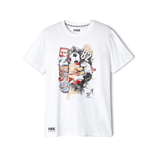 Camiseta Retro España 82 Clásicos Pintura Mujer Camiseta Retro España 82 Clásicos Pintura Mujer