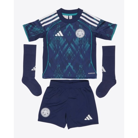 Niño Leicester City 2025/26 Kit Visitante