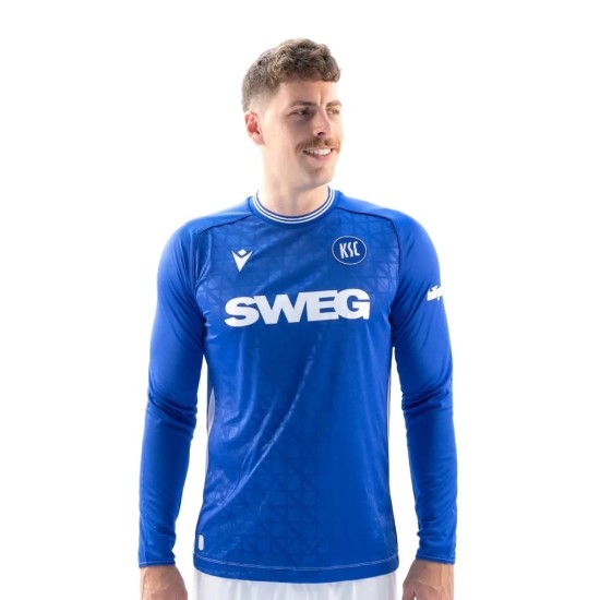 Camiseta de Manga Larga de Local para Hombre Karlsruher SC 2026/27 Camiseta de Manga Larga de Local para Hombre Karlsruher SC 2026/27