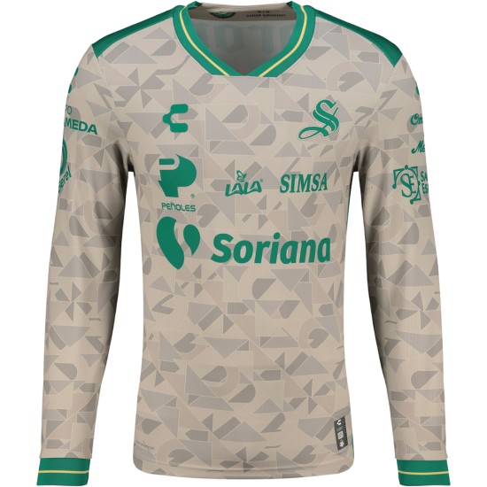 Camiseta visitante de manga larga del Santos Laguna 2025/26 para mujer Camiseta visitante de manga larga del Santos Laguna 2025/26 para mujer